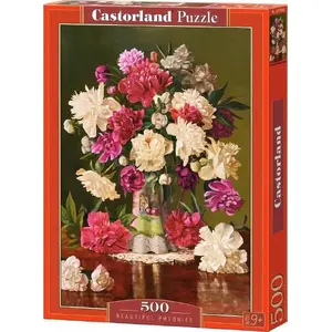 Пазл Castorland Beautiful Peonies CASTOR — 500 элементов