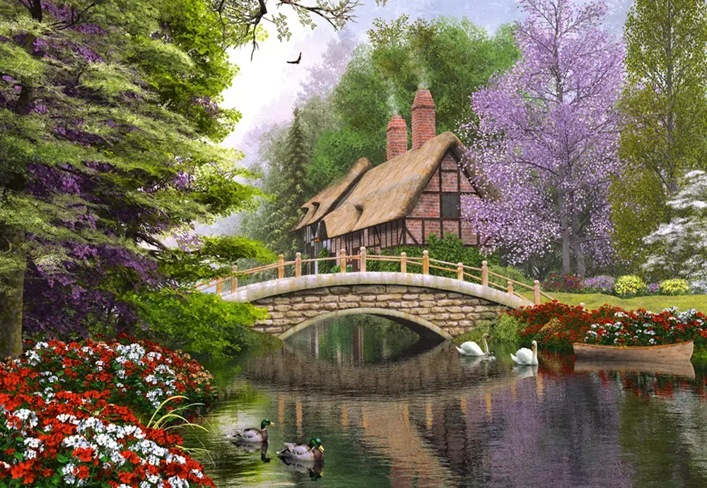 Castorland River Cottage пазл 1000 шт Photo 2