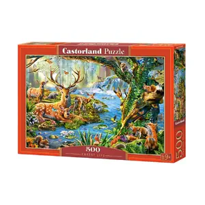 Пазл Castorland Forest Life 500 деталей — 225×325 мм, флора и фауна, 9+ лет