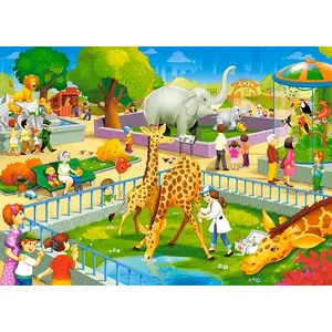 Jigsaw Puzzle Castorland Zoo Visit — 60 pieces, 320 mm width, recommended age 5+
