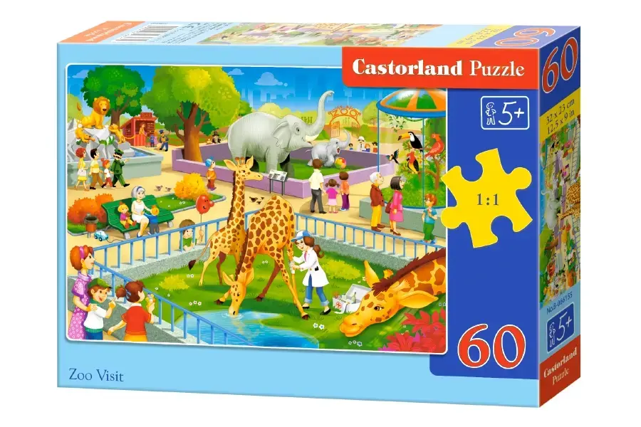 Castorland Zoo Visit jigsaw puzzle — 60 pcs Photo 2
