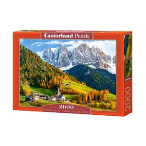Пазл Castorland Church of St. Magdalena, Dolomites — 2000 деталей, 265×380 мм