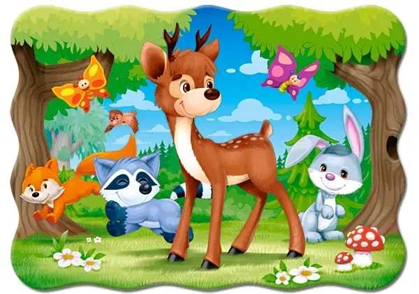 Castorland puzle 30 gab. 'A Deer and Friends' Photo 2