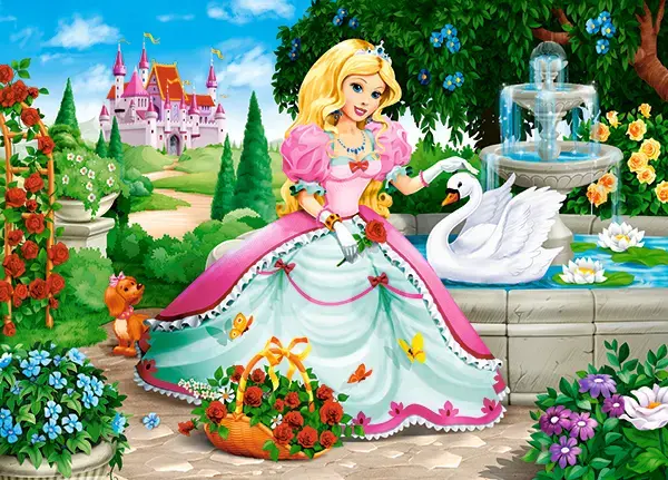 Castorland Princess with Swan — пазл 60 деталей Photo 2