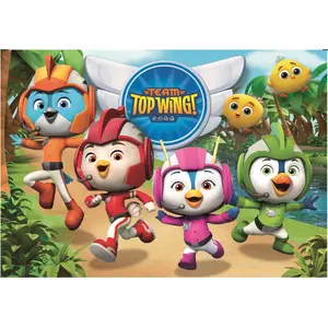 Пазл Clementoni Top Wing 104 детали, мультфильмы, ширина 485 мм, возраст 6–8 лет