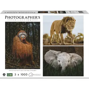Puzzle KRUPS Ambassador Wildlife 3x1000 pieces — Donal Boyd illustrations