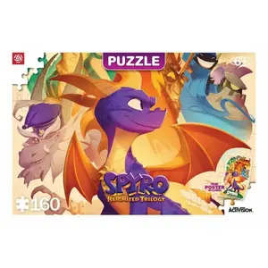 Пазл No name Cenega Spyro Reignited Trilogy: Heroes — 160 деталей, ширина 410 мм, 6+