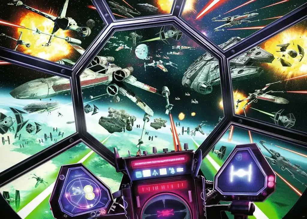 Ravensburger Star Wars TIE Fighter puzzle 1000 Photo 2