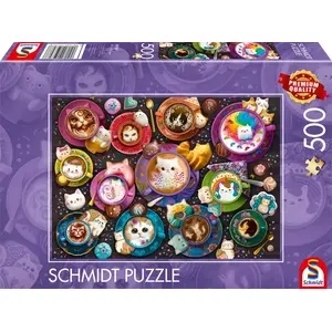 Пазл Schmidt Spiele Coffee Art Kittens — 500 деталей, ширина 481 мм