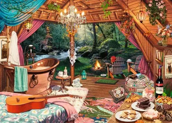 Ravensburger Cosy Glamping — 500 gab. puzle Photo 2