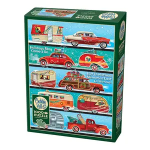 Jigsaw Puzzle Cobble Hill Holiday Hustle 1000-piece — 676 x 489 mm