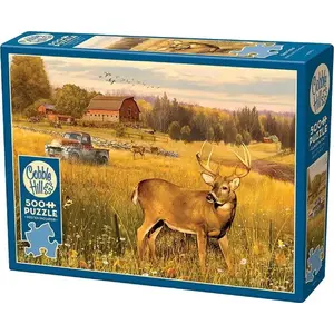 Jigsaw Puzzle Cobble Hill Puzzle 500 Jeleń na polu G3 — 500 pieces, standard jigsaw format
