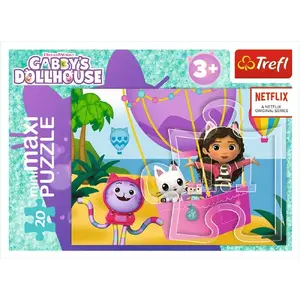 Jigsaw Puzzle TREFL Gabby's Colorful Day 20 pieces — children's educational puzzle