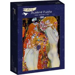 Puzle Bluebird Puzzle 1000 gab. — Wodne serpentyny, II (Gustav Klimt)
