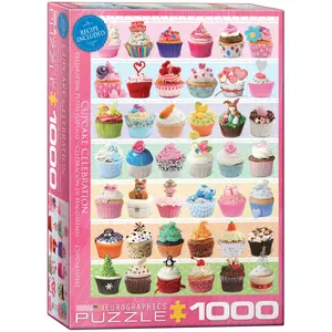 Пазл Eurographics Cupcake Celebration 1000 деталей — 1000-детальный пазл еда и напитки