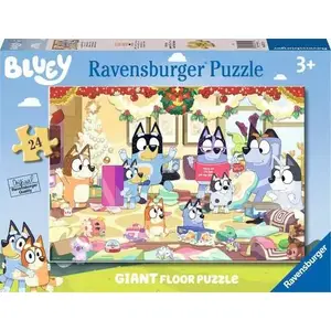 Пазл Ravensburger Bluey Christmas — 24 детали, ширина 690 мм, для детей от 3 лет