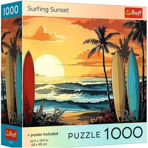 Пазл TREFL USA Collection Surfing Sunset — 1000 элементов (99293)