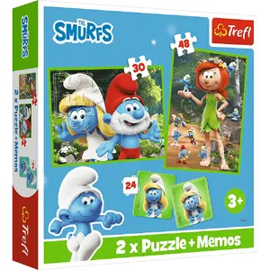 Пазл TREFL The Smurfs, 48 деталей, ширина 275 мм, мультфильмы, 3+ лет