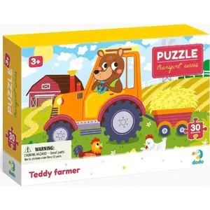Jigsaw Puzzle Dodo Farmer Teddy, 30 Pieces, Children's Educational Puzzle