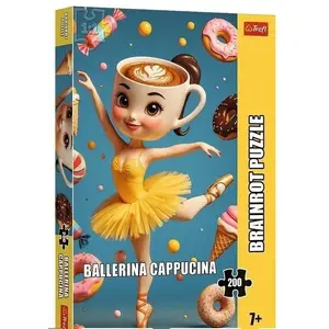 Mīkla TREFL Puzzle 200 BrainRots Ballerina Cappuccina — 200 detaļas, izglītojoša mīkla