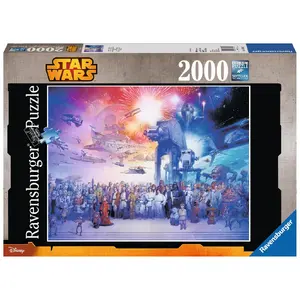 Puzzle TMTOYS Ravensburger Star Wars episode I–VI Saga, 2000 pieces, 980 mm wide