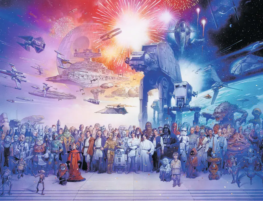 Puzzle TMTOYS Ravensburger Star Wars episode I–VI Saga Photo 2