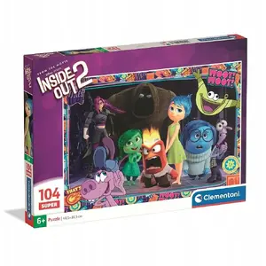 Puzle Clementoni CLE puzzle 104 Super Inside Out 2 25068 — 104 gab., izglītojošs