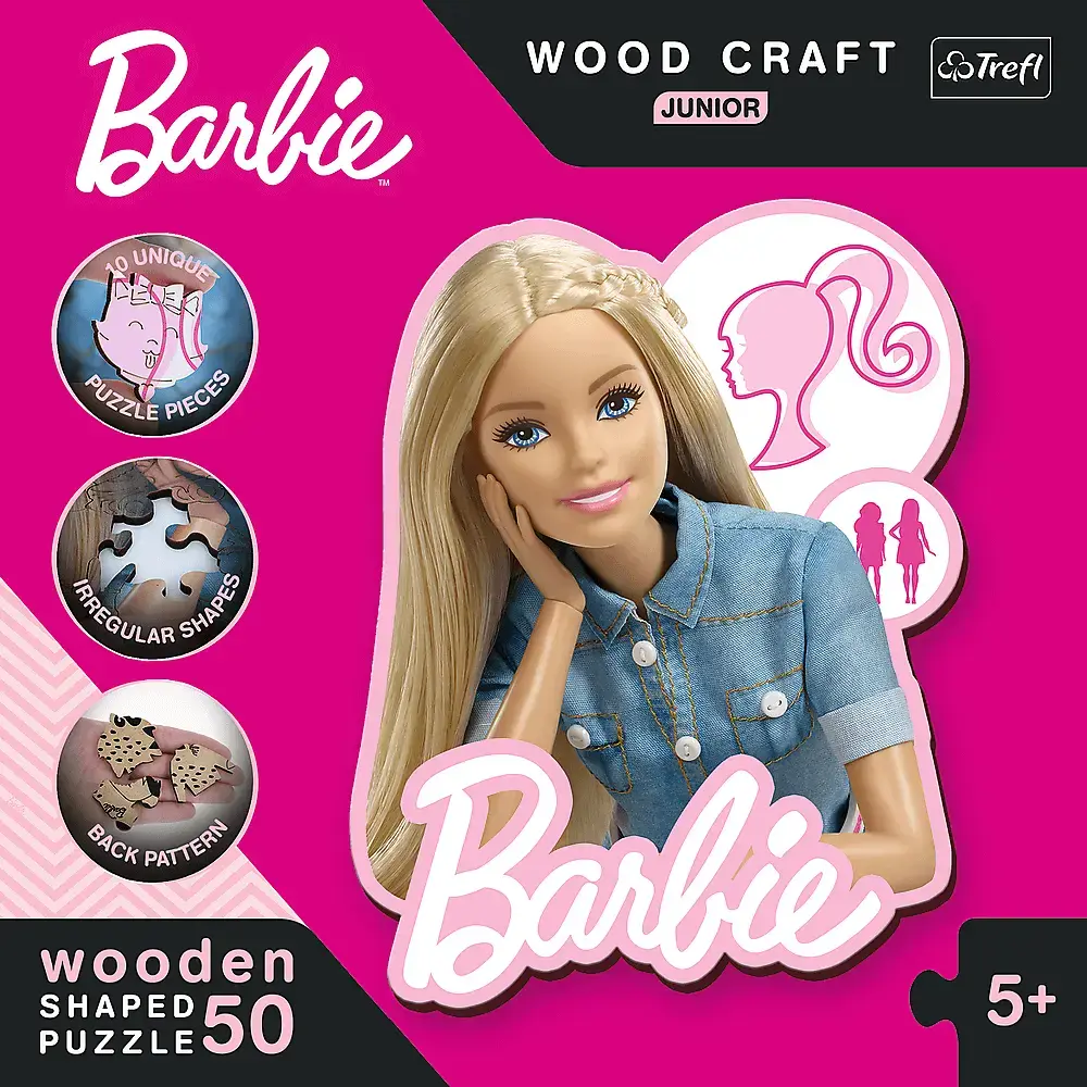TREFL Shape puzzle 20201 — 50 gab. Barbie Photo 4