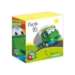 Educational Puzzle Multigra Multigra Puzzle 16 Ciężarówka – 16 pieces, truck-themed jigsaw