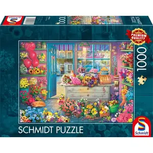 Пазл Schmidt Spiele Colourful flower shop — 1000 деталей, ширина 693 мм