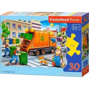 Puzzle Castorland 30 pieces — Garbage Car by Castorland, model 341385