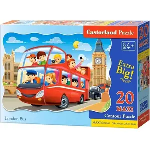 Пазл Castorland Castor 20 Maxi London Bus – 20 крупных элементов, детский пазл