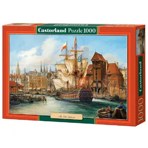 Пазл Castorland The Old Gdansk 1000 шт — тема Корабли, 250×350 мм, 9+