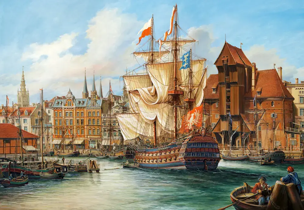 Puzle Castorland The Old Gdansk 1000 gab. Photo 2
