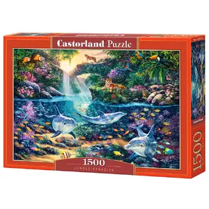 Пазл Castorland Jungle Paradise 1500 шт — 680×470 мм, флора и фауна, 9+ лет