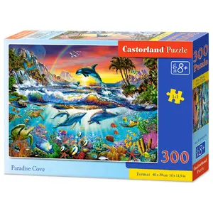 Jigsaw puzzle Castorland Paradise Cove 300 pieces — Flora, 400×290 mm, age 8+