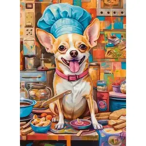 Puzzle Castorland 70 pieces — Dog Chef (brand Castorland, model 632378)