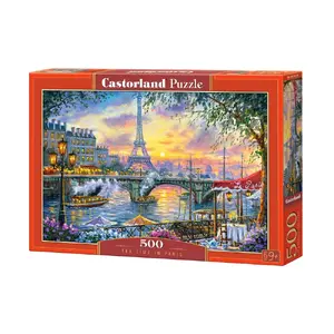 Пазл Castorland Tea Time in Paris — 500 деталей, 225×325 мм, 9+