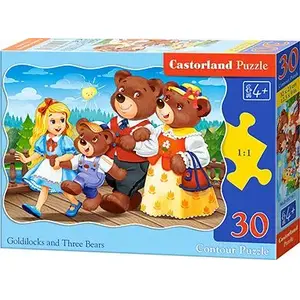Jigsaw Puzzle Castorland Goldilocks and the Three Bears, 30 pieces, model 287328