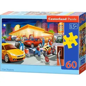 Jigsaw Puzzle Castorland CASTOR — 60 pieces — Gas Station motif (brand: Castorland)