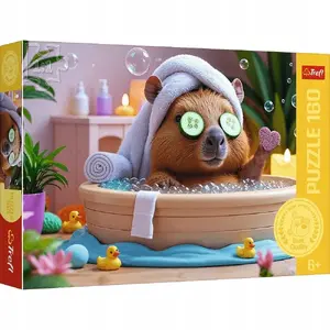 Puzle TREFL PUZZLE 160 Kapibara w SPA — 160 gab., kartons