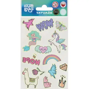 Clementoni TATUAZ SWIE W CIEM GIRL 100x175 wall sticker decal