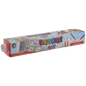 Coloring Roll with Print Icom 2.5 m x 42 cm — roll of printed coloring paper