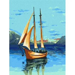 Krāsošana pēc numuriem Ideyka Romantyka morza 30x40 cm – audekla komplekts