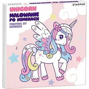 Art pad STARPAK OBRAZ MAL PO NR 22.5x30 cm 16 sheets Unicorn PB20/40