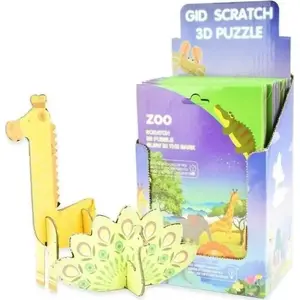 TEKA Puzzle 3D glow-in-the-dark scratch-off Safari model 606160