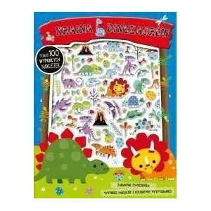 Sticker Book MD Creative Kraina dinozaurów – 100 embossed stickers, children’s activity