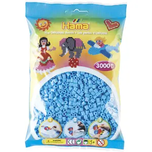 Tube beads REVELL 201-46 — blue, 3000 pcs