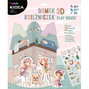 Derform KDOKKA 3D Бумажный домик — набор карточного конструктора Kidea, картонные элементы