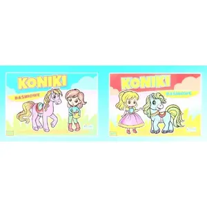 Krzesiek Koniki baśniowe MIX — toy set (215) assortment of fantasy horse figures